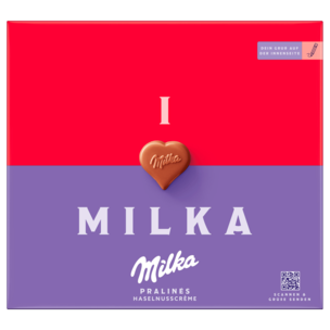 Milka I love Milka Pralinés Haselnusscrème 110g
